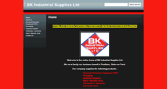 Desktop Screenshot of bkindustrialsupplies.co.uk